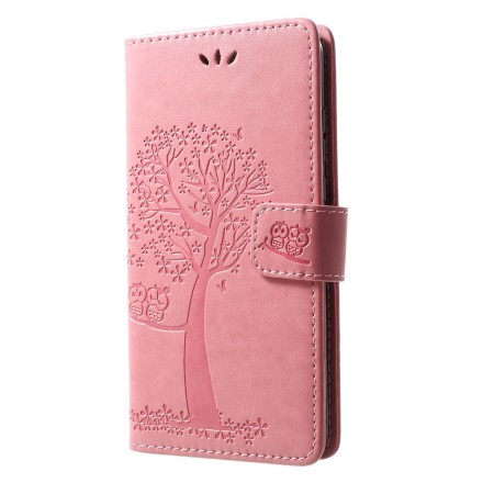 Capa Huawei P30 Lite Tree and Owls with Strap