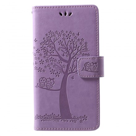 Capa Huawei P30 Lite Tree and Owls with Strap