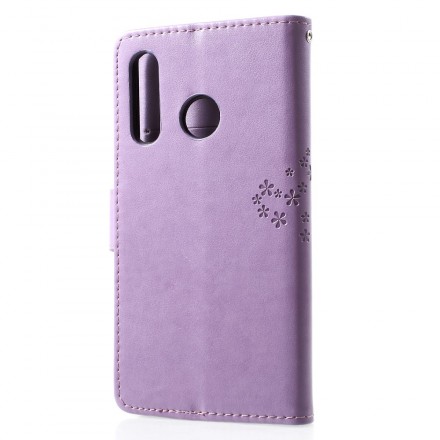 Capa Huawei P30 Lite Tree and Owls with Strap