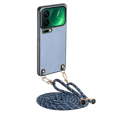 Capa em pele com cordão...