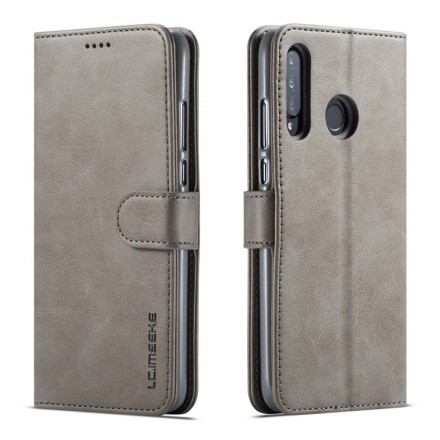 Huawei P30 Lite Case LC.IMEEKE Efeito Couro