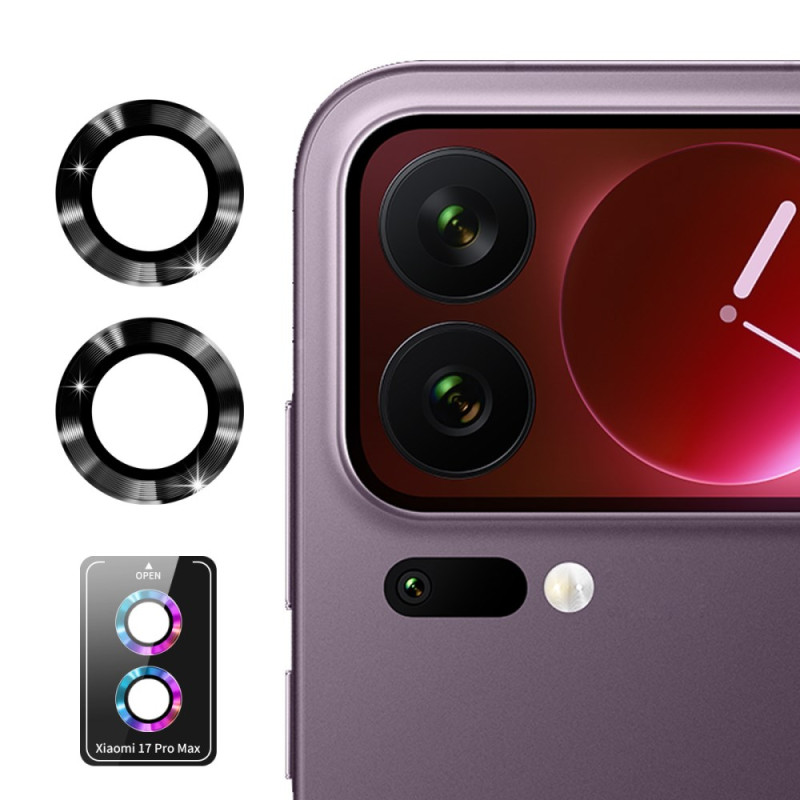 Anéis de lentes de vidro temperado do Xiaomi 17 Pro Max