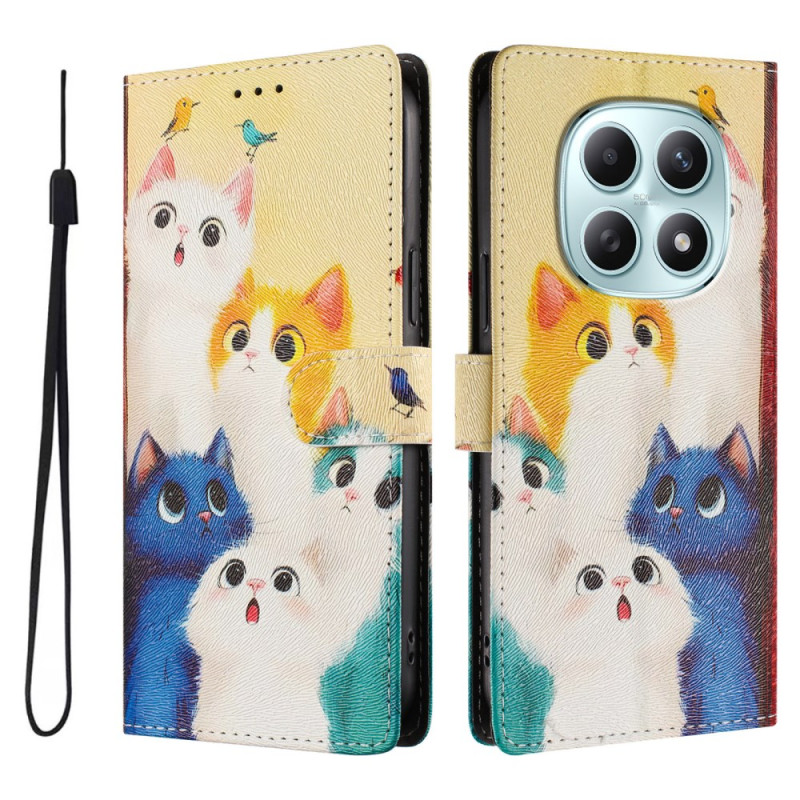 Capa Xiaomi Redmi Note 15 5G / 15 4G Gatos coloridos