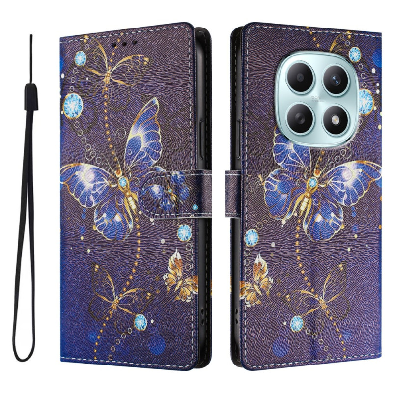 Capa Xiaomi Redmi Note 15 5G / 4G Butterfly Blue