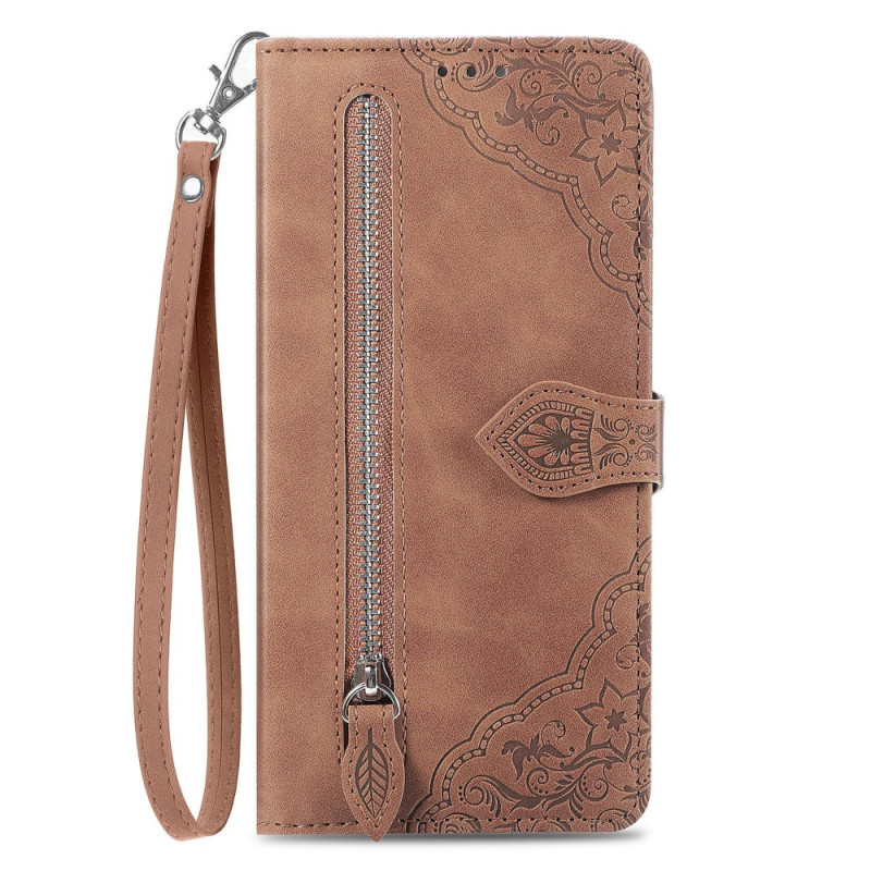 Capa com efeito de renda para Honor Magic 8 Lite Suede