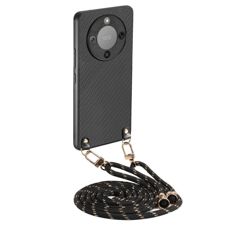 Capa híbrida com cordão para Honor Magic 8 Lite