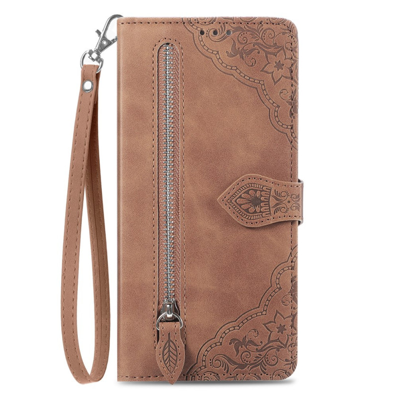 Capa para Xiaomi Redmi Note 15 5G / 4G com fita de renda floral