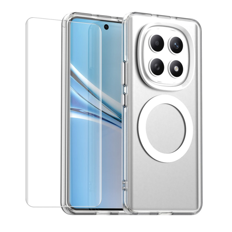 Capa magnética Xiaomi Redmi Note 15 5G / 4G com película de ecrã de hidrogel