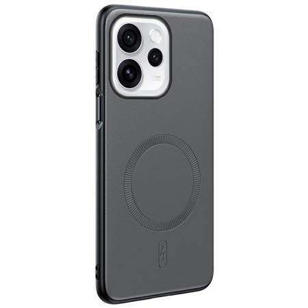 Capa magnética em pele Oppo...