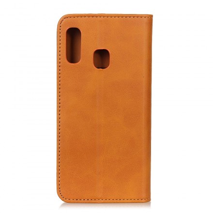 Capa Viragem Samsung Galaxy A20e Couro Fraccionado