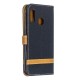 Samsung Galaxy A20e Capa de tecido e efeito pele com cinta