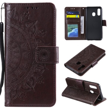 Capa Samsung Galaxy A20e Mandala Sun Capa Samsung Galaxy A20e Mandala Sun