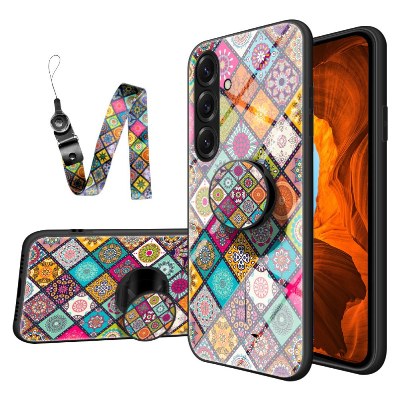 Capa para Samsung Galaxy S26 Plus Anel e bracelete em patchwork