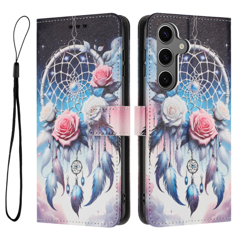 Capa floral Dreamcatcher para Samsung Galaxy S26 Plus