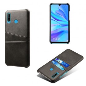 Capa de cartão de efeito couro Huawei P30 Lite Leather