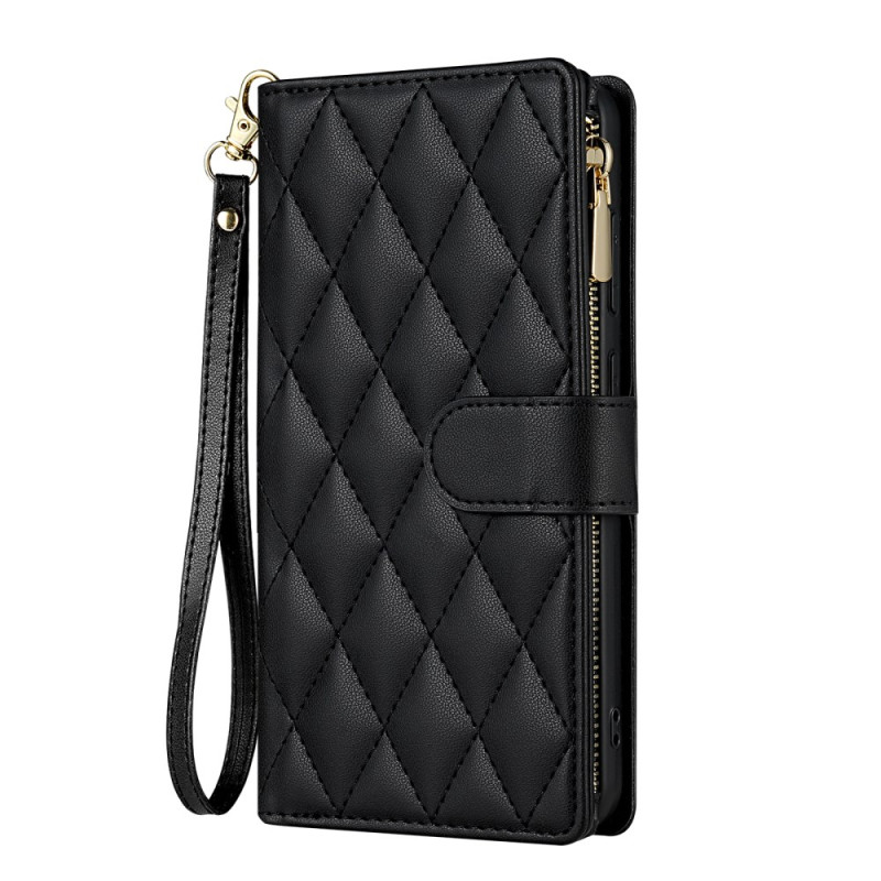 Capa acolchoada para Samsung Galaxy A57 5G com alça e alça de ombro