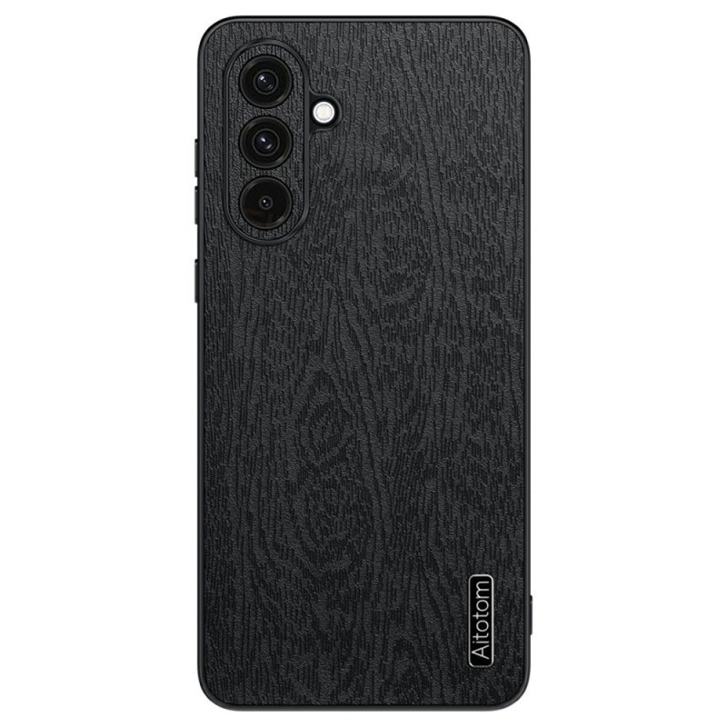 Capa Samsung Galaxy A57 5G com textura de madeira