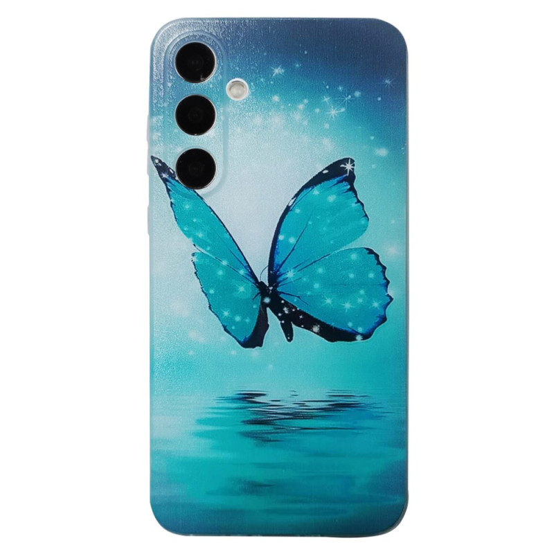 Coque Samsung Galaxy A37 5G Papillon Bleu