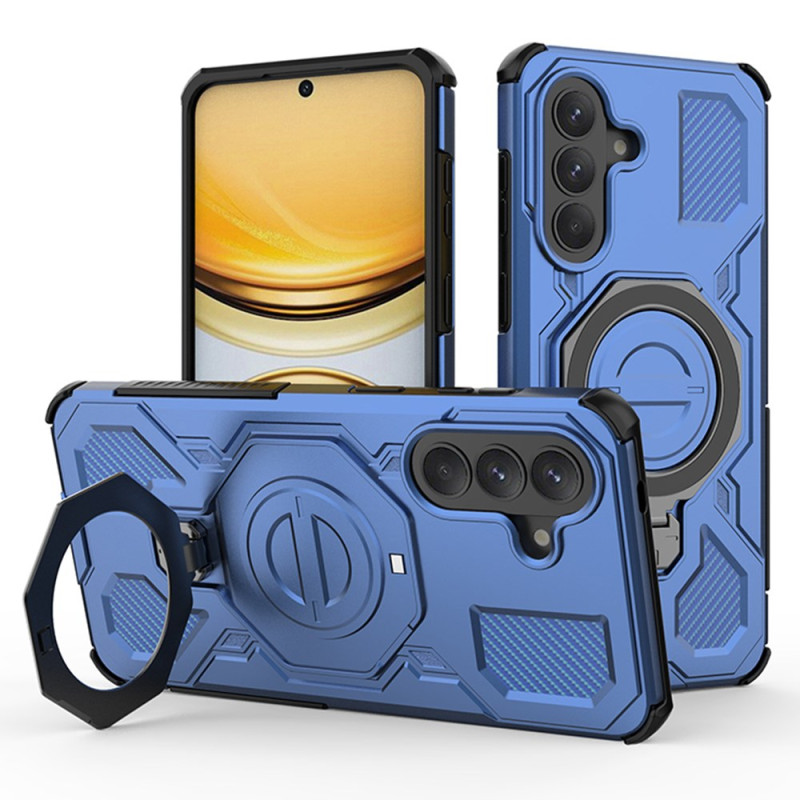 Capa magnética para Samsung Galaxy A37 5G com suporte metálico rotativo