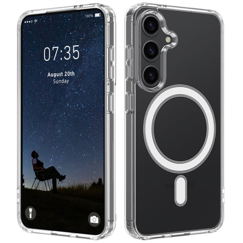 Capa magnética transparente para Samsung Galaxy A37 5G Capa magnética transparente