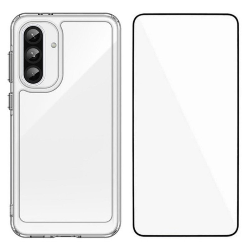 Coque Samsung Galaxy A37 5G Transparente avec Protecteur Écran