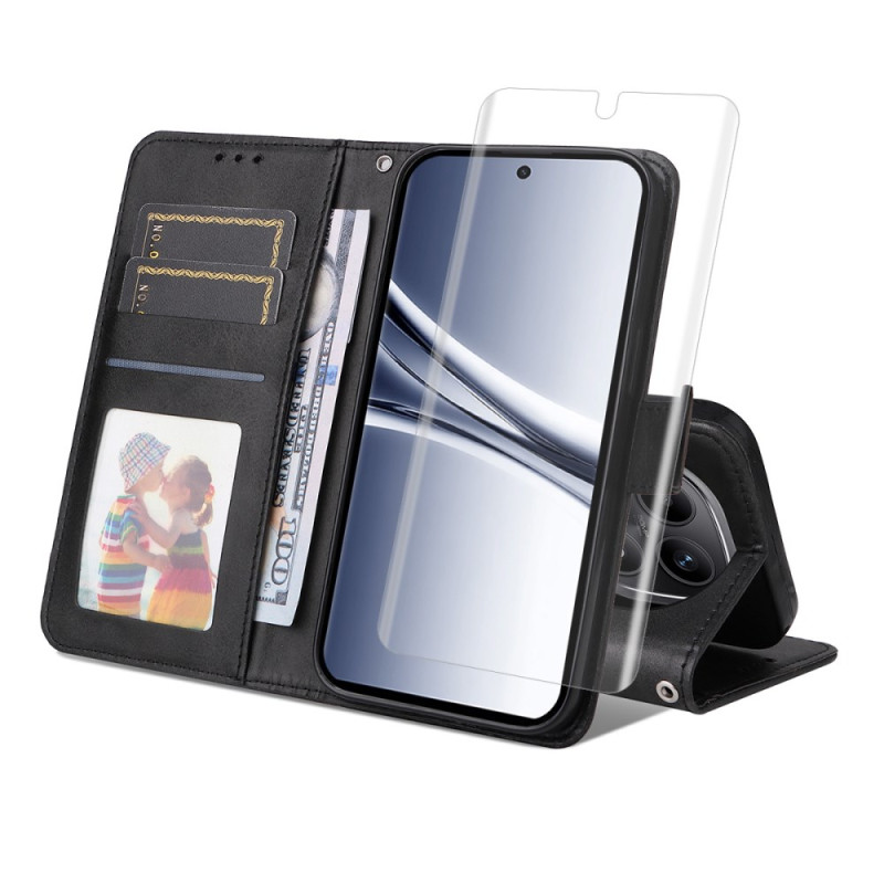 Capa Xiaomi Redmi Note 15 5G / 4G / Poco M8 5G Leatherette com proteção de ecrã