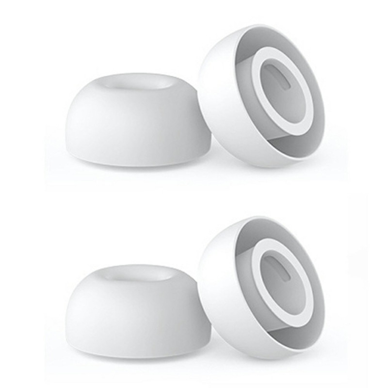 Pontas de silicone de substituição para AirPods Pro 3 - Branco / M