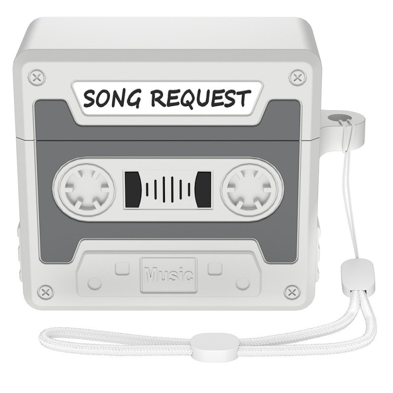 Capa estilo cassete retro para AirPods Pro 3