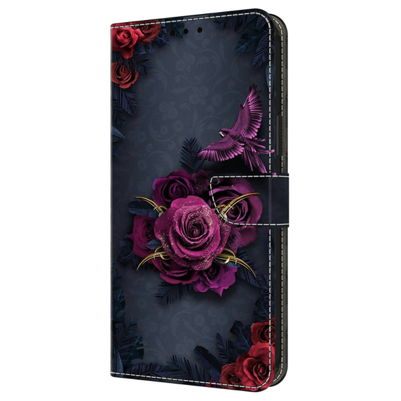 Capa Xiaomi Redmi Note 15 5G / 4G / Poco M8 5G Flores roxas