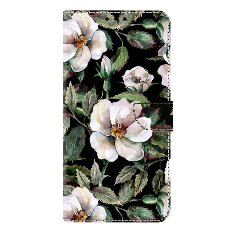 Capa Samsung Galaxy A07 5G / 4G Flores brancas