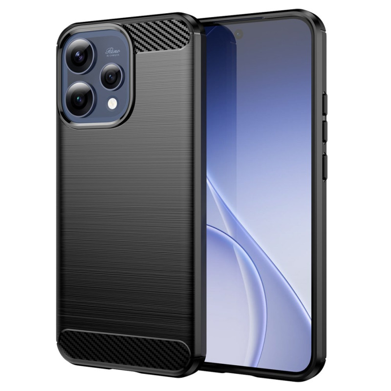 Capa Oppo Reno 15 5G em fibra de carbono escovada