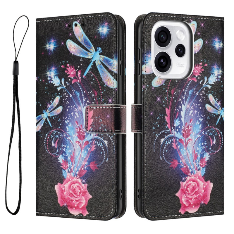 Capa Oppo Reno 15 F 5G padrão Dragonfly