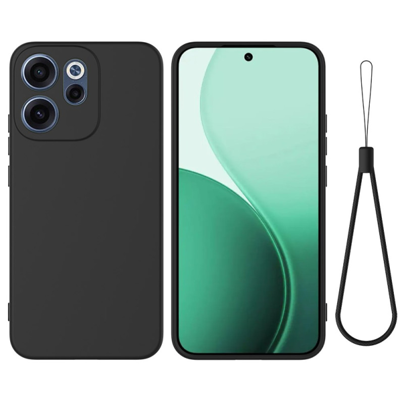 Oppo Reno 15 F 5G / 15 FS 5G Capa com cordão de silicone líquido