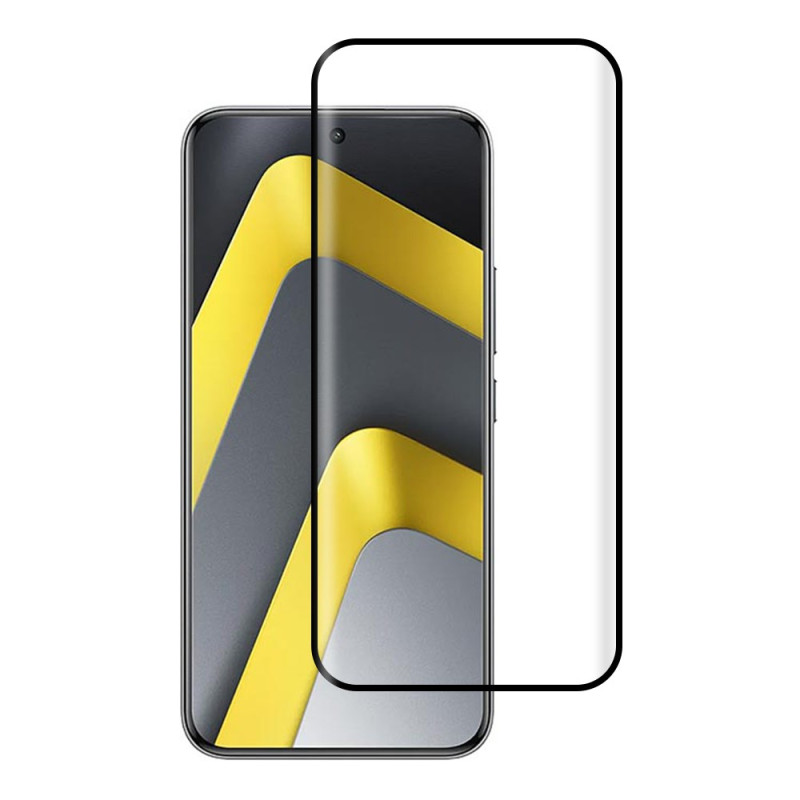 Protetor de ecrã de vidro temperado 3D para Xiaomi Poco M8 Pro 5G / Redmi Note 15 Pro+ 5G