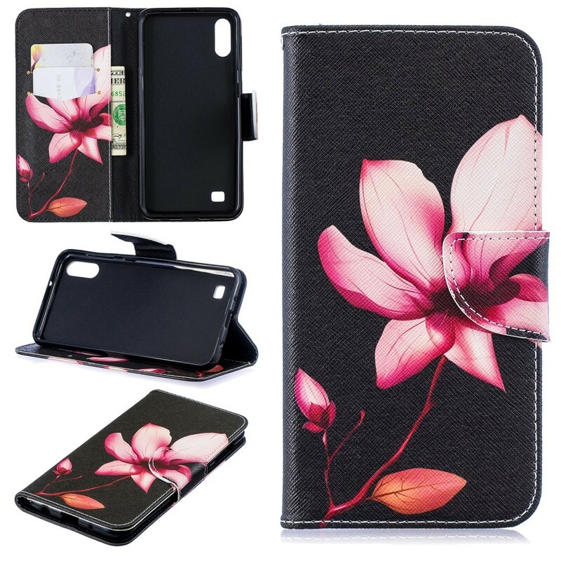 Samsung Galaxy A10 Case Pink Flower