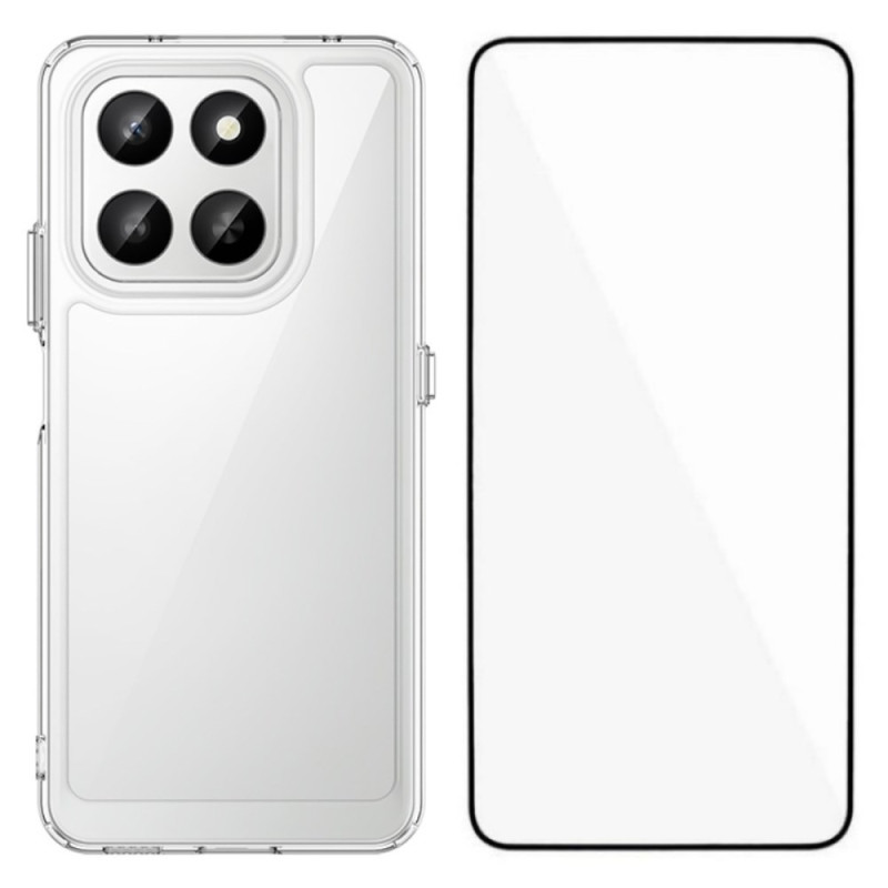 Capa transparente com proteção de ecrã Honor 400 Smart 5G / 4G / X7d 4G