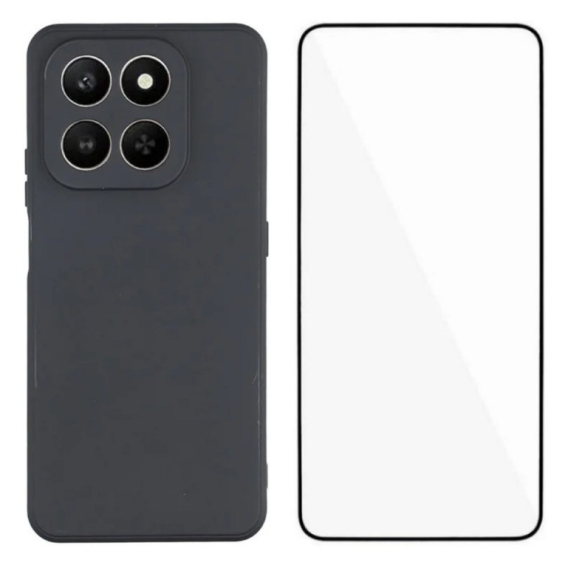 Capa clássica Honor 400 Smart 5G / 4G / X7d 4G com protetor de ecrã