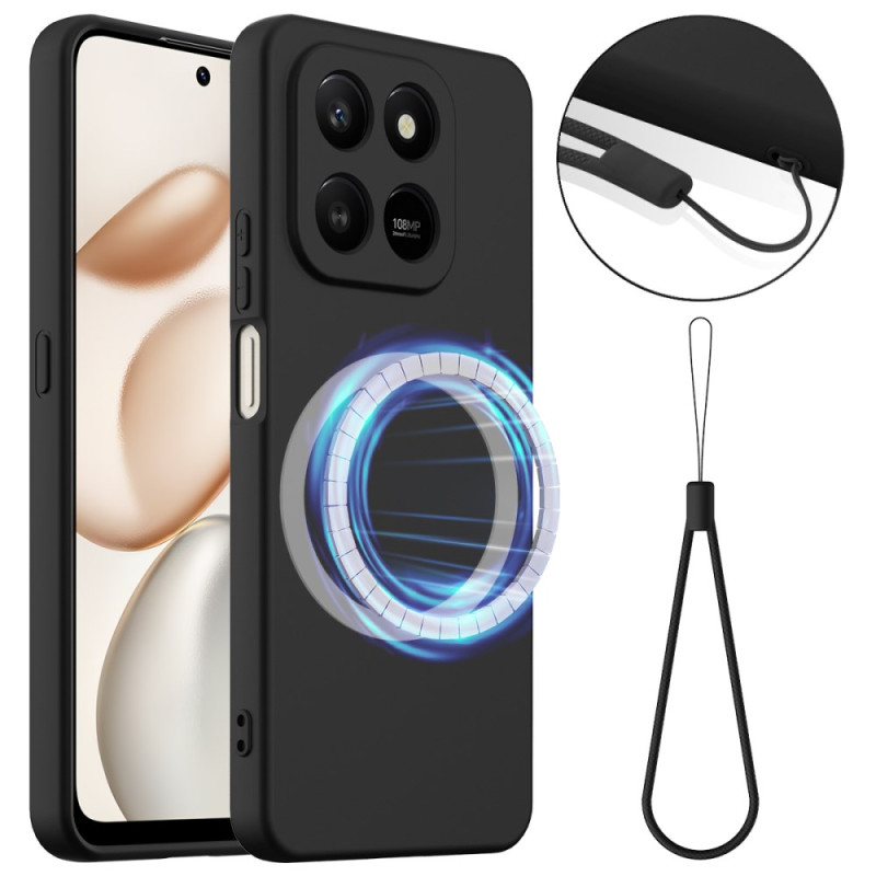 Honor 400 Smart 5G / 4G / X7d 5G / 4G Capa magnética de silicone líquido