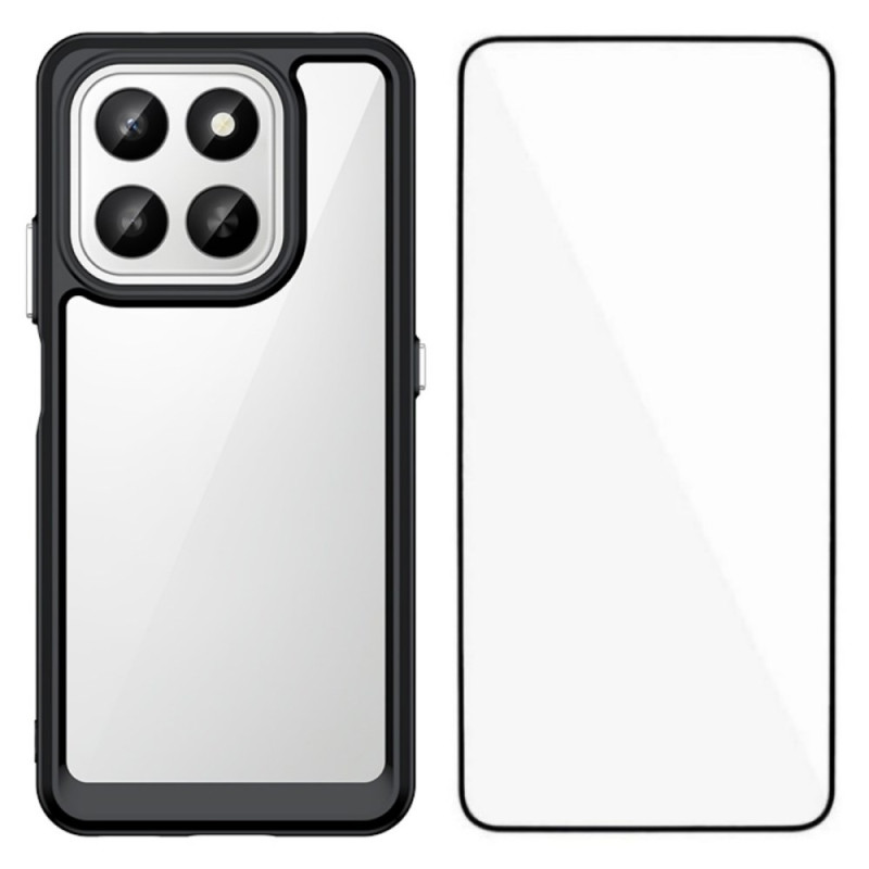 Capa híbrida Honor 400 Smart 5G / 4G / X7d 4G com protetor de ecrã