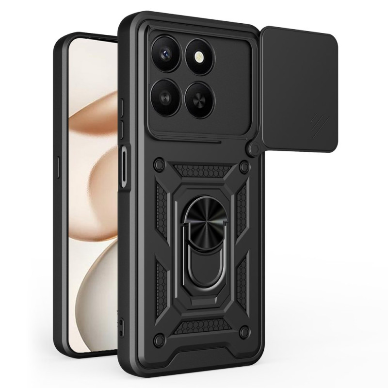 Capa Honor 400 Smart 5G / 4G / X7d 5G / 4G Suporte rotativo e proteção deslizante da câmara