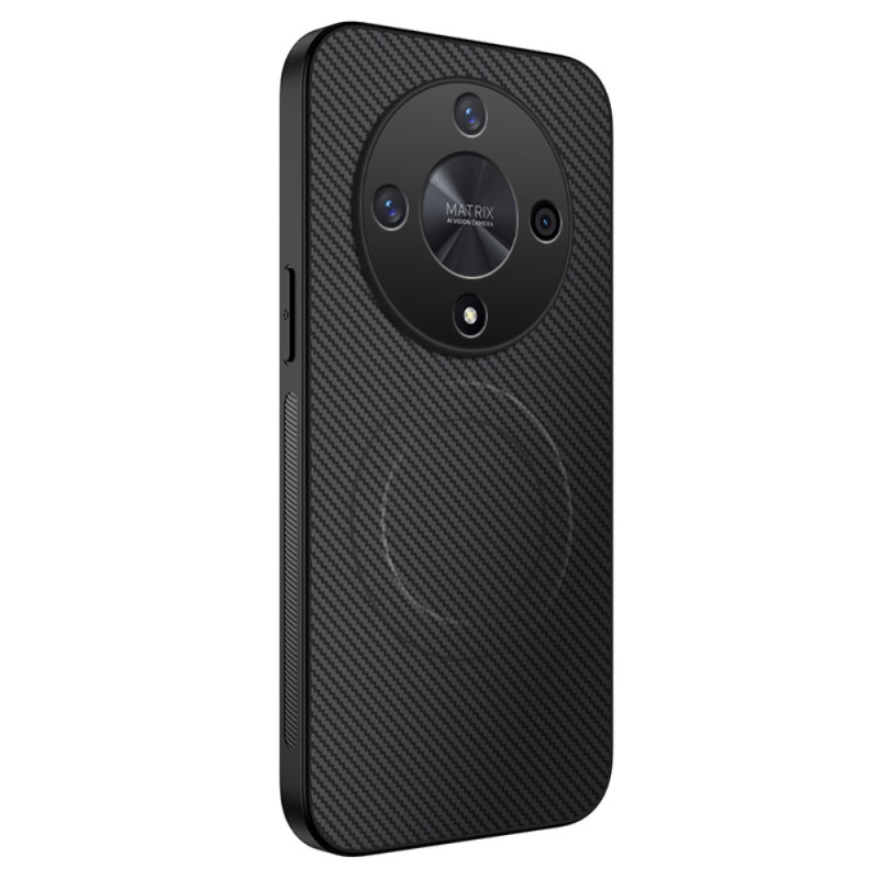 Capa magnética Honor X9b 5G Textura de fibra de carbono