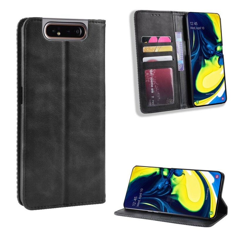 Capa Flip Samsung Galaxy A80 Leatherette Stylish