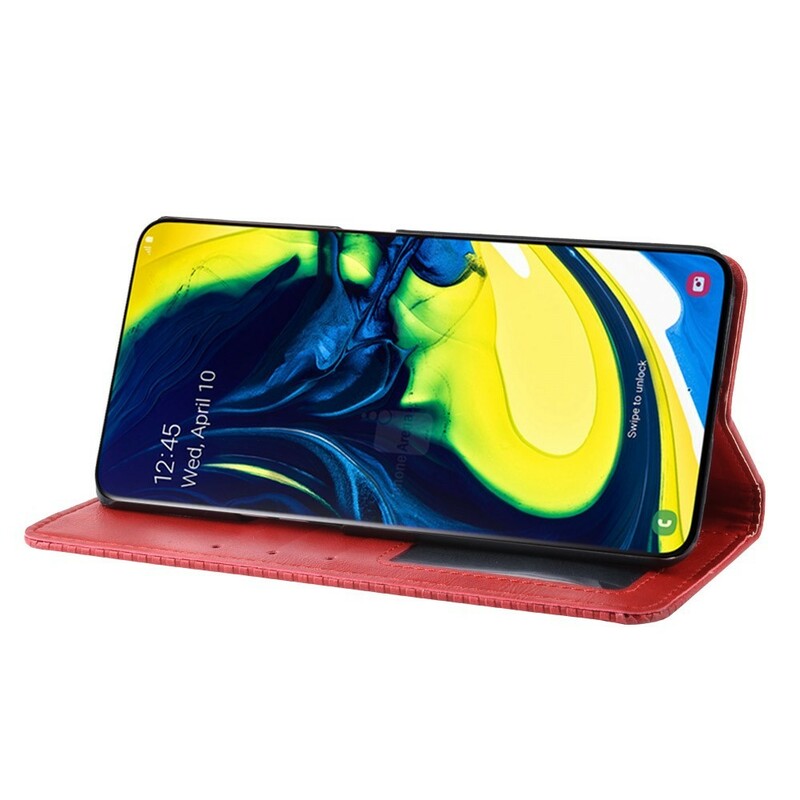 Capa Flip Samsung Galaxy A80 Leatherette Stylish