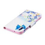 Samsung Galaxy A10 Case Butterflies e Flores pintadas