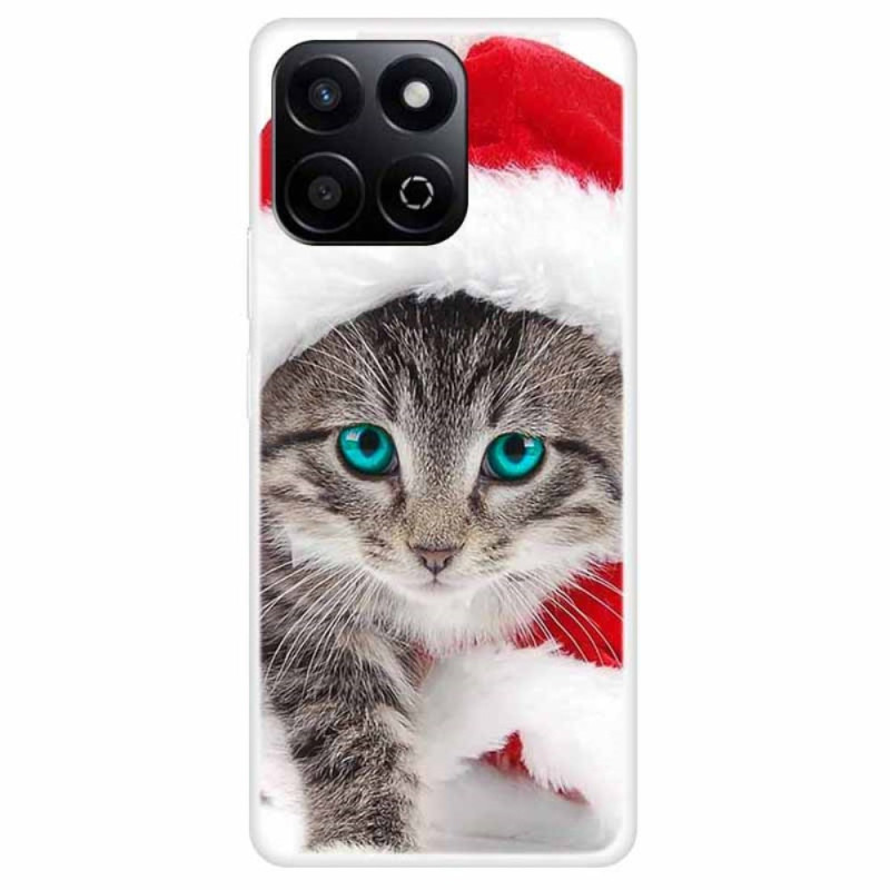 Honor X7c 5G / 4G / 200 Capa 5G inteligente Chapéu vermelho Cat