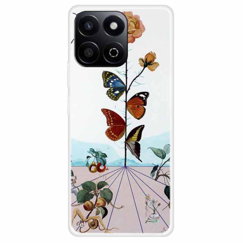 Capa Honor X7c 5G / 4G / 200 Smart 5G design Butterfly