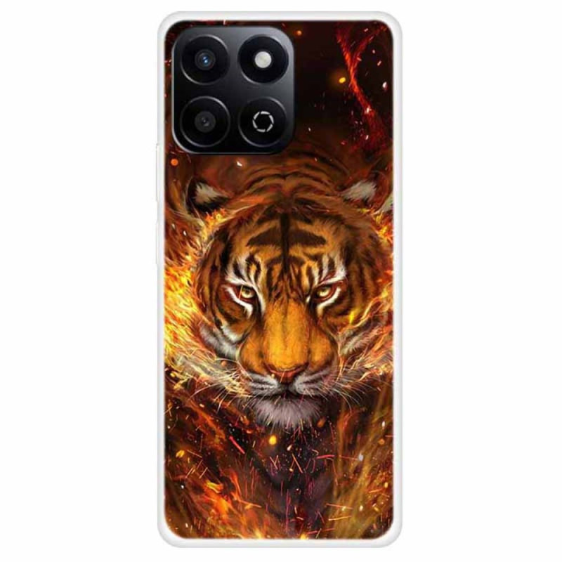 Capa para Honor X7c 5G / 4G / 200 Smart 5G Flame Tiger