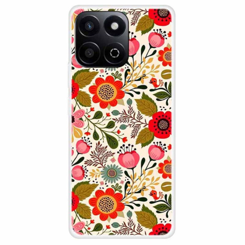 Capa Honor X7c 5G / 4G / 200 Smart 5G Flores coloridas