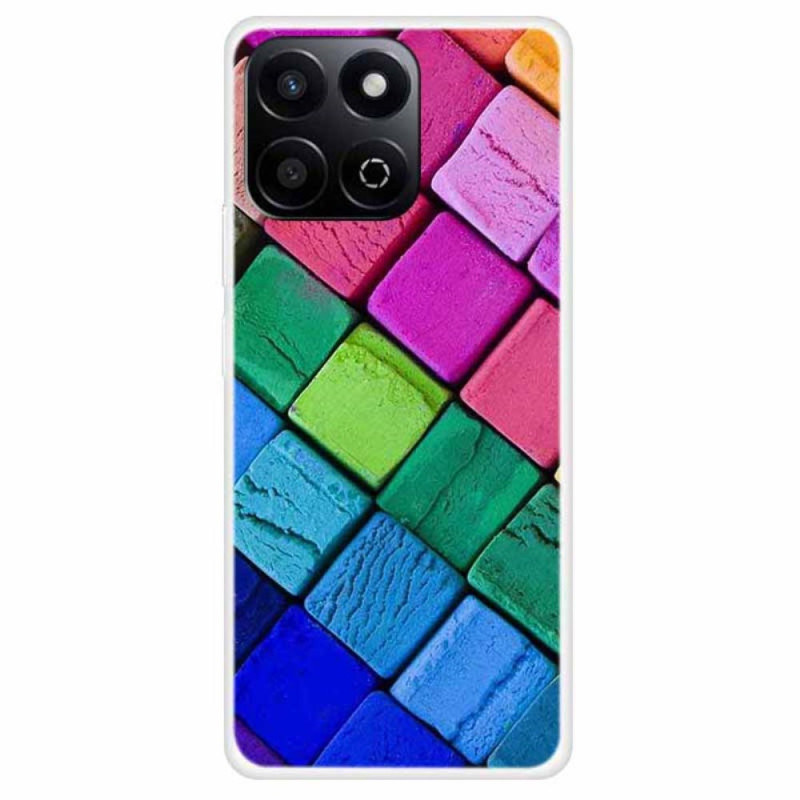 Capa Honor X7c 4G / 200 Smart 5G Blocos coloridos