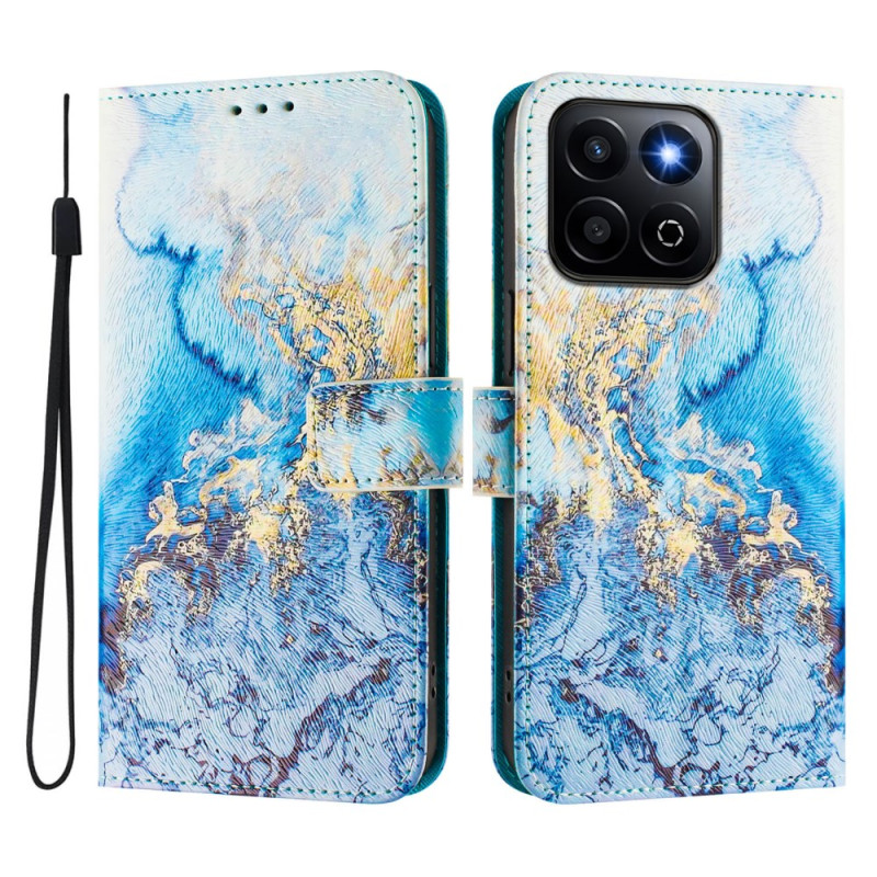 Honor X7c 5G / 4G / 200 Smart 5G Case Mármore Motivo Oceano